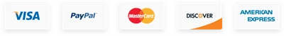 Accepted payment methods: major credit and debit cards