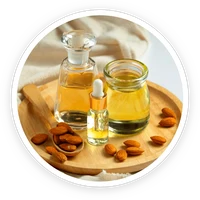 Almond oil, one of the eight ingredients in Kerassentials