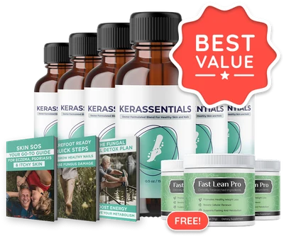 Kerassentials 6-bottle kit box and bottles